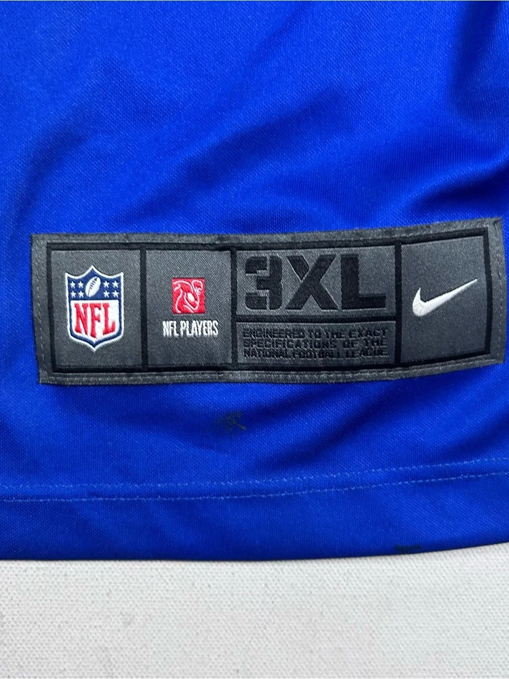 Nike Men's Los Angeles Rams Aaron Donald #99 NFL Jersey Blue Yellow Size 3XL